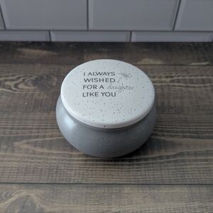 Ceramic Keepsake Box Trinket Dish Gift for Daughter